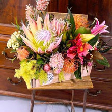 Load image into Gallery viewer, Mudgee Monkey is a local based florist in the Mudgee Area. Pictured is a large bouquet box of native local Mudgee flowers.