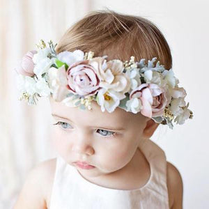 Mudgee florist Mudgee Monkey is a local based florist in the Mudgee Area. Pictured is a pastel mix  flower baby crown