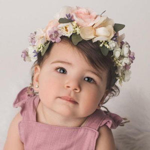Mudgee florist Mudgee Monkey is a local based florist in the Mudgee Area. Pictured is  pink flower childs full flower crown,