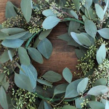 Load image into Gallery viewer, Mudgee florist Mudgee Monkey is a local based florist in the Mudgee Area. Pictured is gum and foliage for flower crowns 