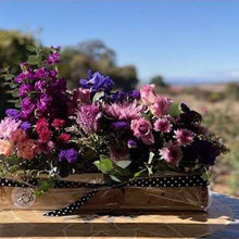Load image into Gallery viewer, Mudgee florist Mudgee Monkey is a local based florist in the Mudgee Area. Pictured is a generous bouquet  box roses. Valentines day Free delivery and mothers day