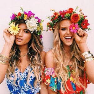 Mudgee florist Mudgee Monkey is a local based florist in the Mudgee Area. Pictured is a  bright  flower crown