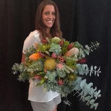 Load image into Gallery viewer, Mudgee florist Mudgee Monkey is a local based florist in the Mudgee Area. Pictured is  xl native flower bouquet